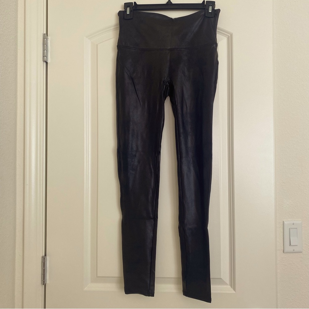 Spanx faux leather leggings